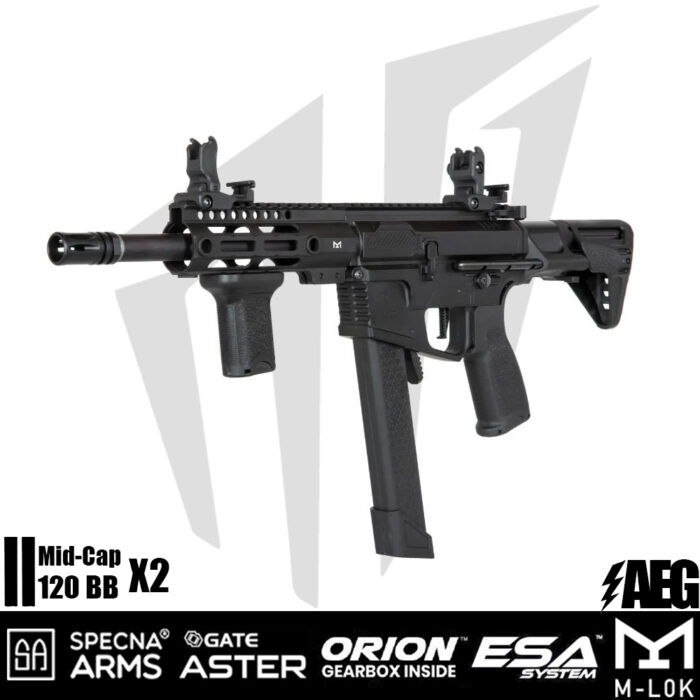 Specna Arms SA-X01 EDGE 2.0 SMG Airsoft Tüteği – Siyah