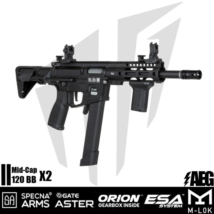 Specna Arms SA-X01 EDGE 2.0 SMG Airsoft Tüteği – Siyah