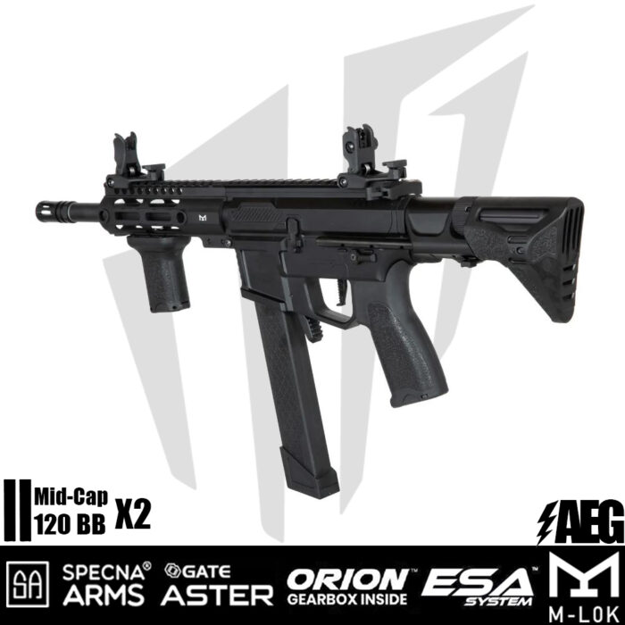 Specna Arms SA-X01 EDGE 2.0 SMG Airsoft Tüteği – Siyah