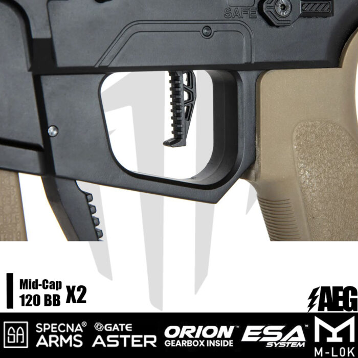 Specna Arms SA-X01 EDGE 2.0 Smg Airsoft Tüfeği – Half-tan