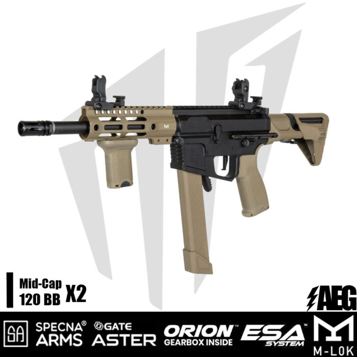 Specna Arms SA-X01 EDGE 2.0 Smg Airsoft Tüfeği – Half-tan