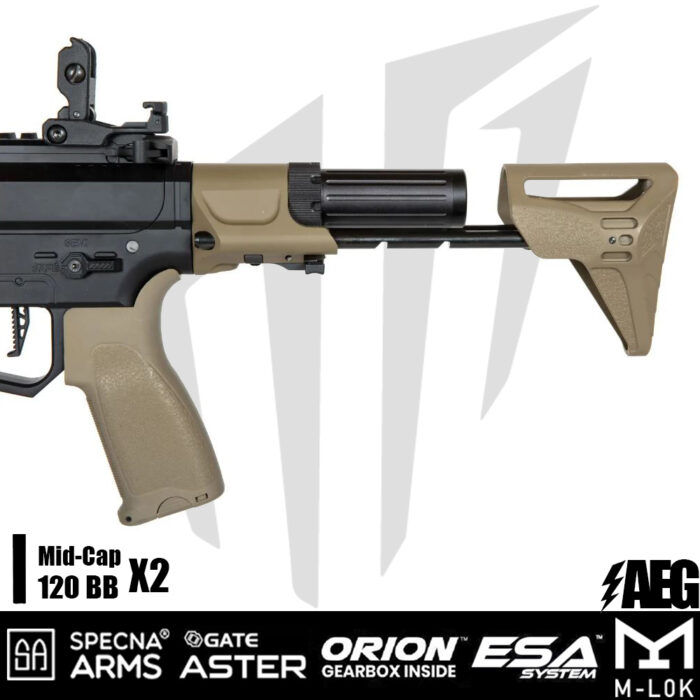 Specna Arms SA-X01 EDGE 2.0 Smg Airsoft Tüfeği – Half-tan