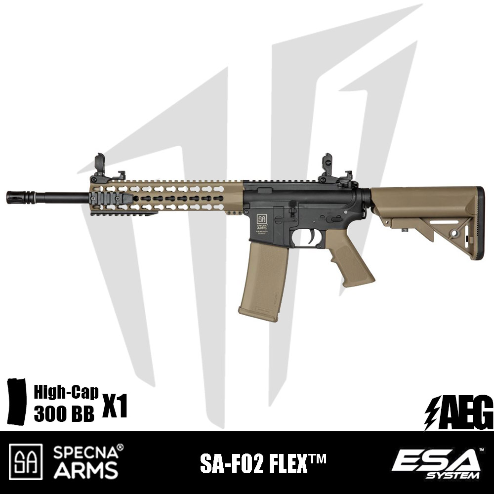 Specna Arms SA-F02 FLEX Airsoft Tüfeği – Yarım Tan