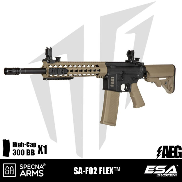 Specna Arms SA-F02 FLEX Airsoft Tüfeği – Yarım Tan