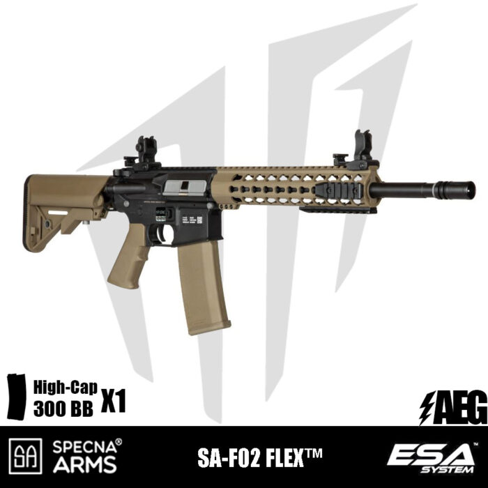 Specna Arms SA-F02 FLEX Airsoft Tüfeği – Yarım Tan