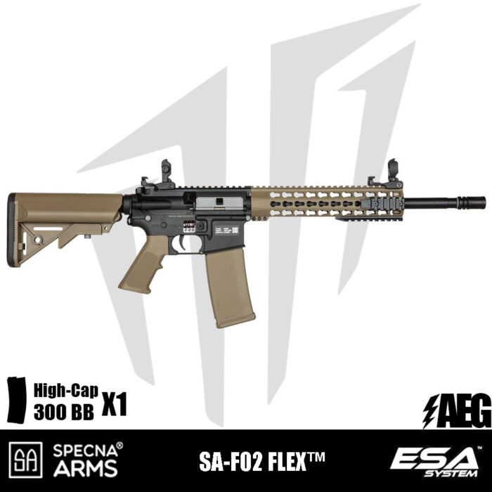 Specna Arms SA-F02 FLEX Airsoft Tüfeği – Yarım Tan