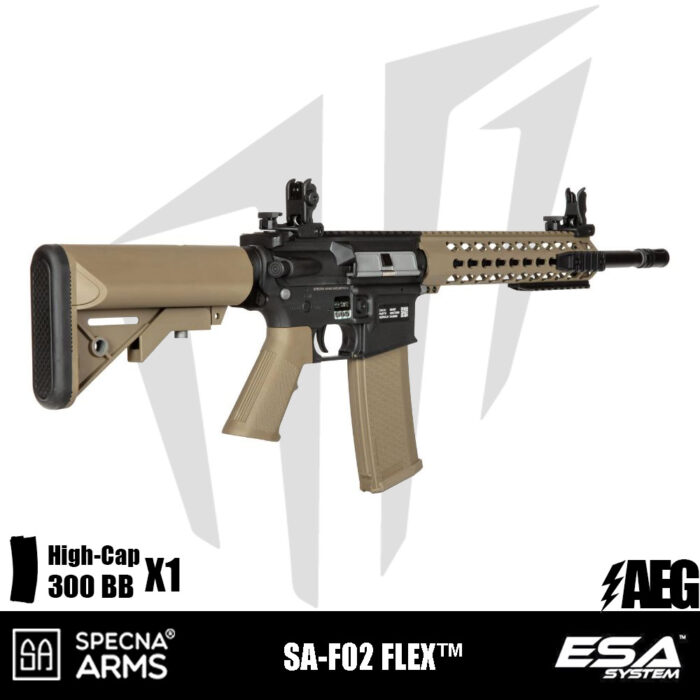 Specna Arms SA-F02 FLEX Airsoft Tüfeği – Yarım Tan