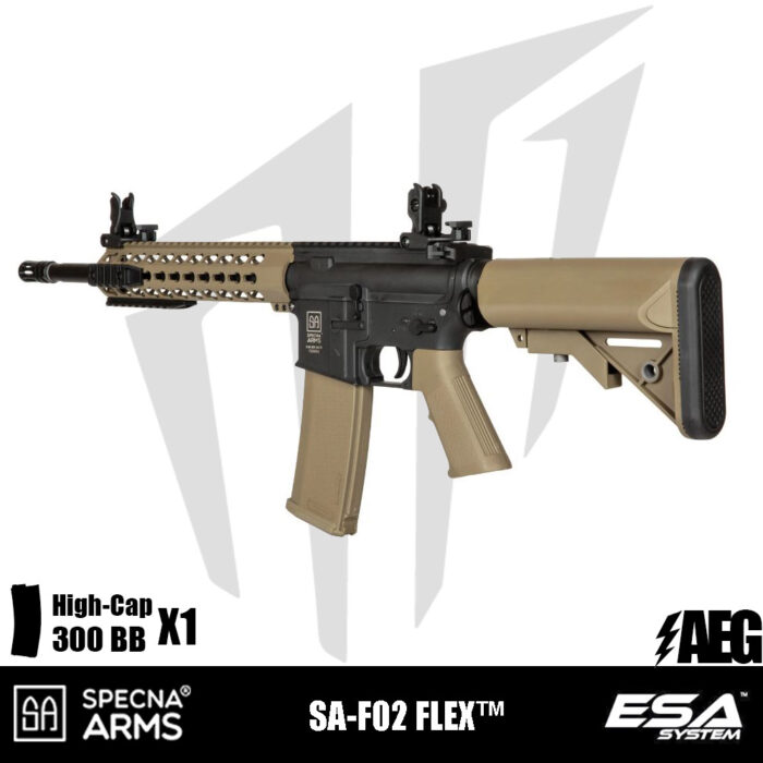 Specna Arms SA-F02 FLEX Airsoft Tüfeği – Yarım Tan