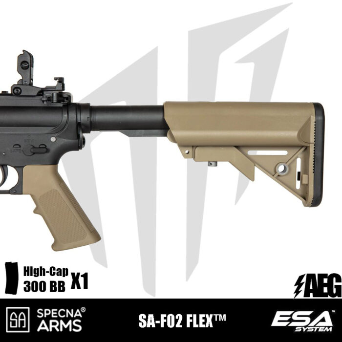 Specna Arms SA-F02 FLEX Airsoft Tüfeği – Yarım Tan