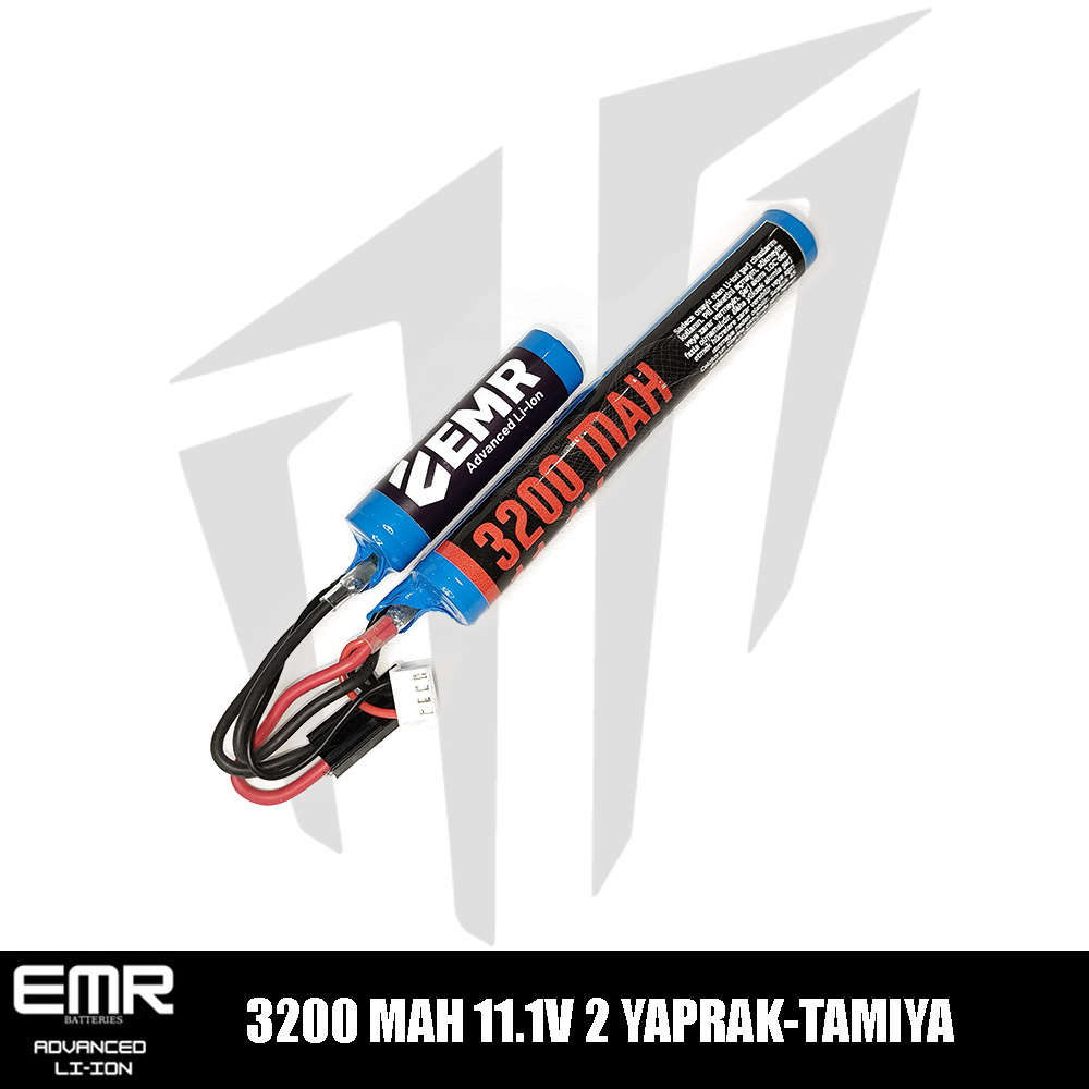 EMR 11.1V 3200 Mah 2 Yaprak Tamiya Lithium-Ion Pil