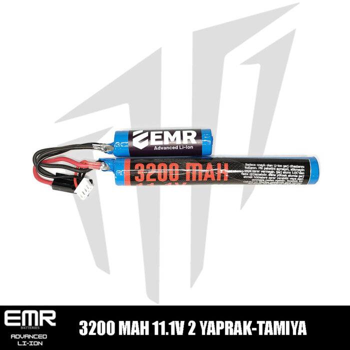 EMR 11.1V 3200 Mah 2 Yaprak Tamiya Lithium-Ion Pil
