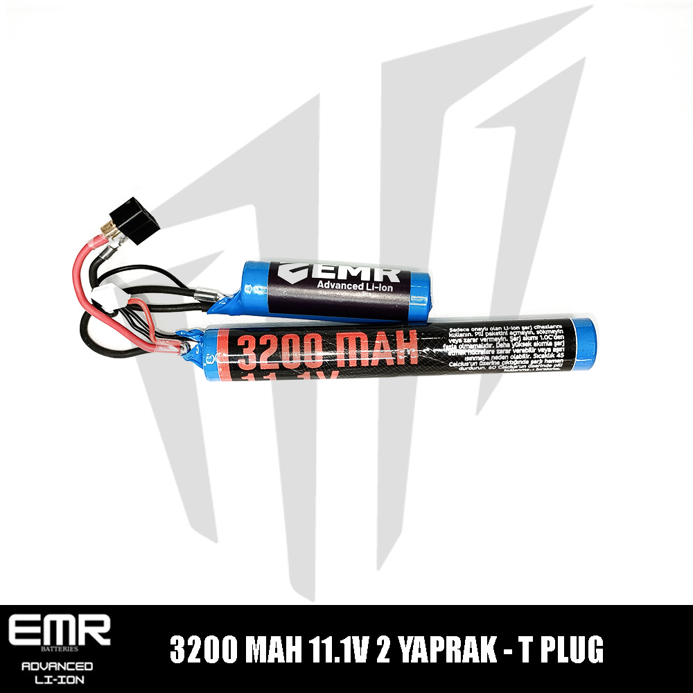 EMR 11.1V 3200 Mah 2 Yaprak-T Plug Lithium-Ion Pil