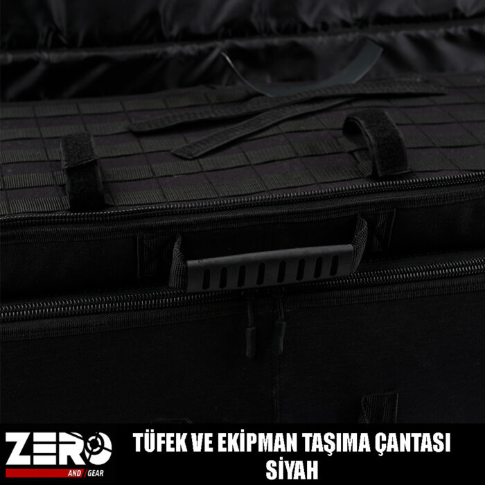 Zero And Gear Tüfek Ve Ekipman Taşıma Çantası – Siyah