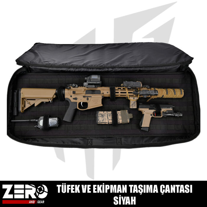 Zero And Gear Tüfek Ve Ekipman Taşıma Çantası – Siyah