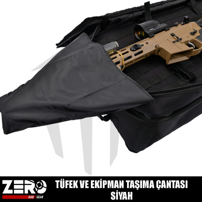 Zero And Gear Tüfek Ve Ekipman Taşıma Çantası – Siyah