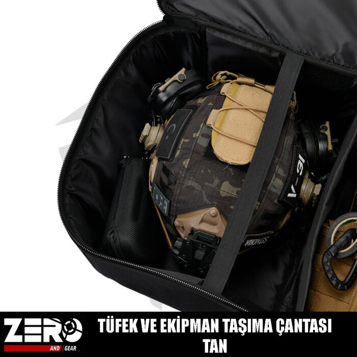 Zero And Gear Tüfek Ve Ekipman Taşıma Çantası – Tan