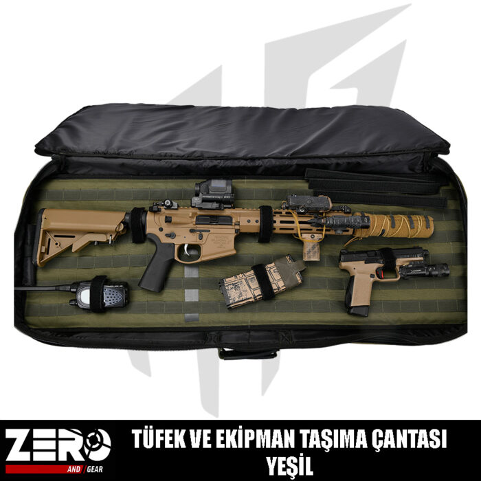 Zero And Gear Tüfek Ve Ekipman Taşıma Çantası – Yeşil