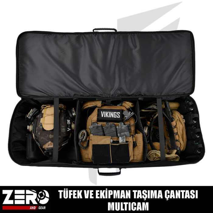 Zero And Gear Tüfek Ve Ekipman Taşıma Çantası – Multicam