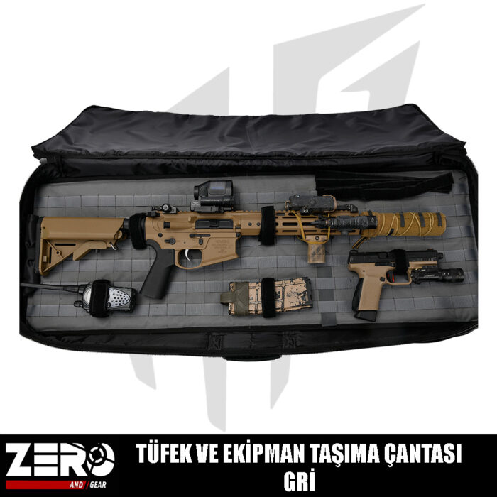 Zero And Gear Tüfek Ve Ekipman Taşıma Çantası - Gri