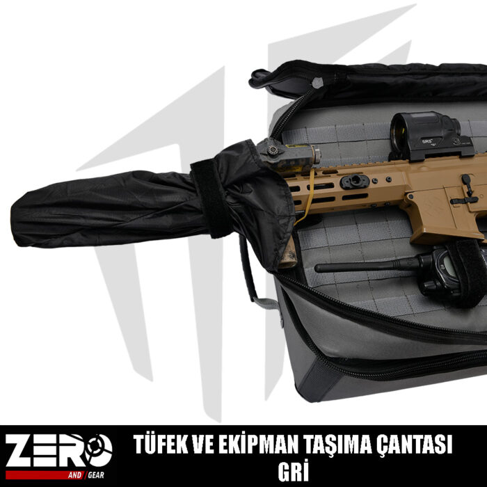 Zero And Gear Tüfek Ve Ekipman Taşıma Çantası - Gri