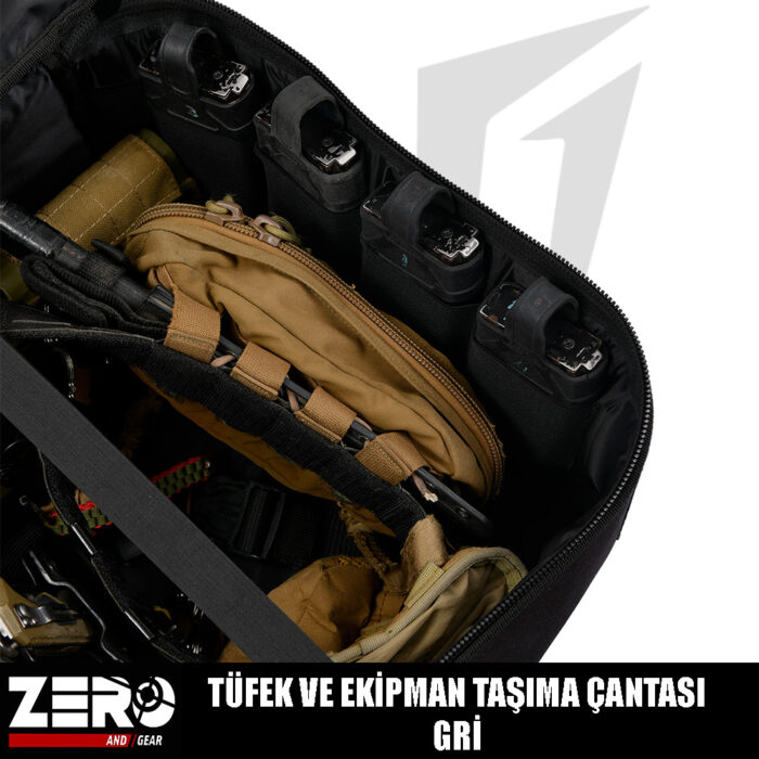 Zero And Gear Tüfek Ve Ekipman Taşıma Çantası - Gri