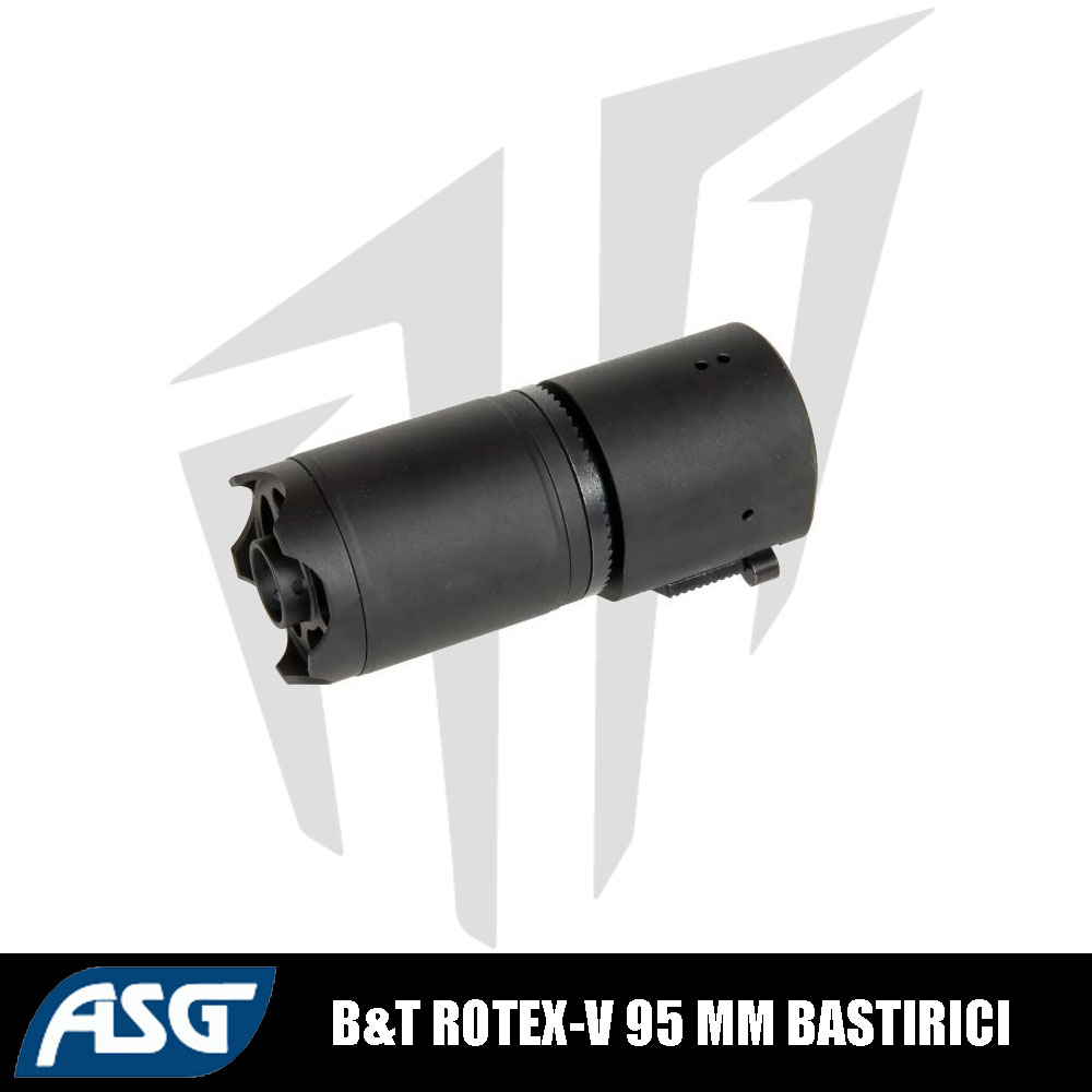 ASG B&T Rotex-V 95 mm Bastırıcı - Siyah