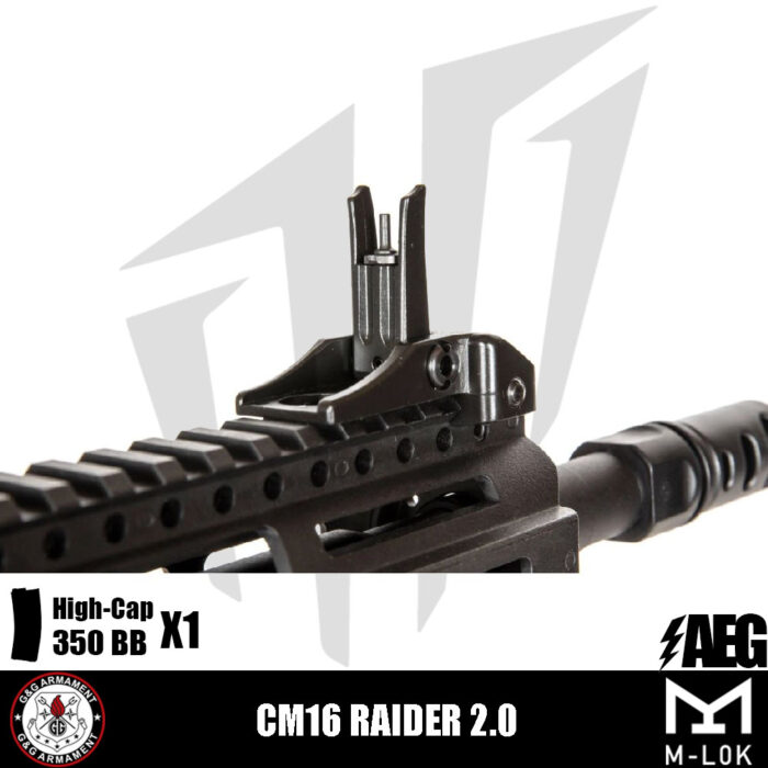 G&G CM16 Raider 2.0 Airsoft Tüfeği – Siyah