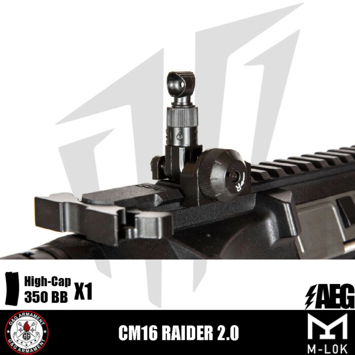 G&G CM16 Raider 2.0 Airsoft Tüfeği – Siyah
