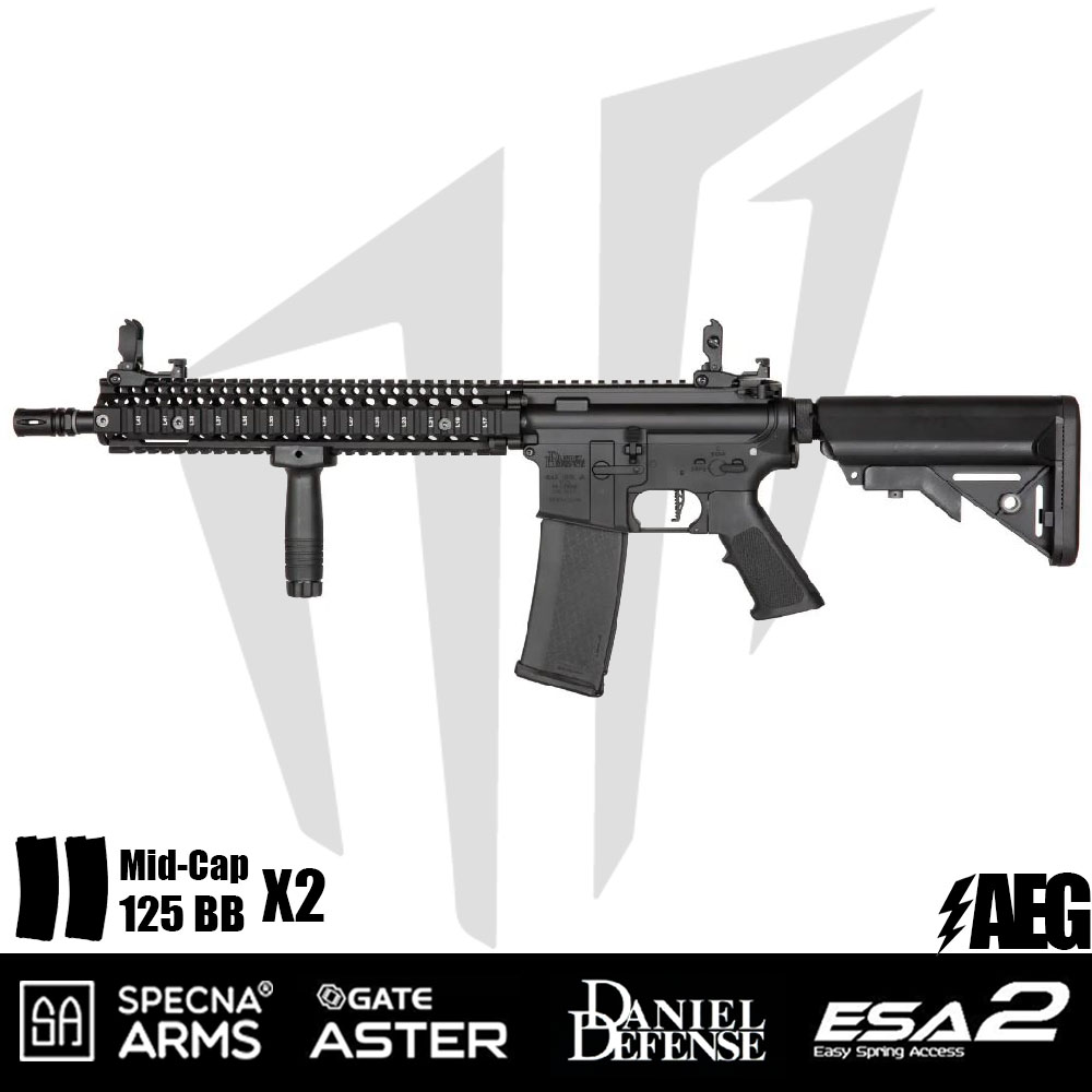 Specna Arms Daniel Defense® MK18 SA-E26 EDGE 2.0™ Airsoft Tüfeği – Siyah