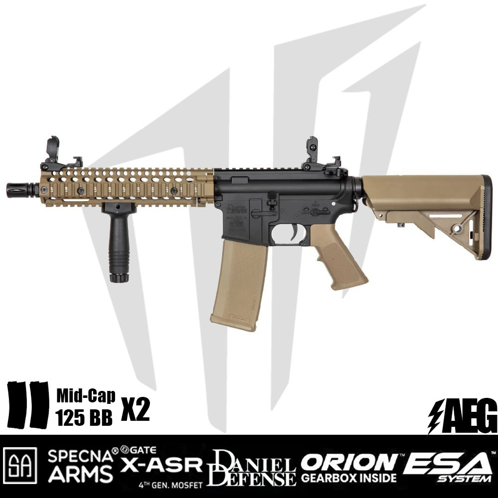 Specna Arms Daniel Defence® MK18 SA-E19 EDGE™ Airsoft Tüfeği - Yarım Tan