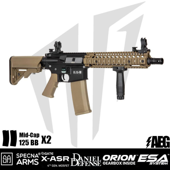 Specna Arms Daniel Defence® MK18 SA-E19 EDGE™ Airsoft Tüfeği - Yarım Tan