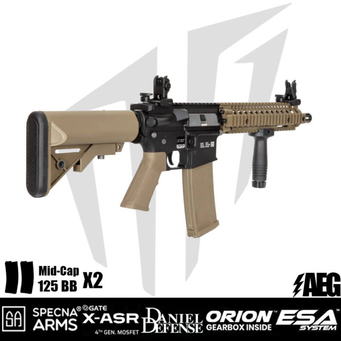 Specna Arms Daniel Defence® MK18 SA-E19 EDGE™ Airsoft Tüfeği - Yarım Tan