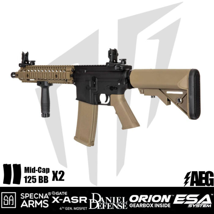 Specna Arms Daniel Defence® MK18 SA-E19 EDGE™ Airsoft Tüfeği - Yarım Tan