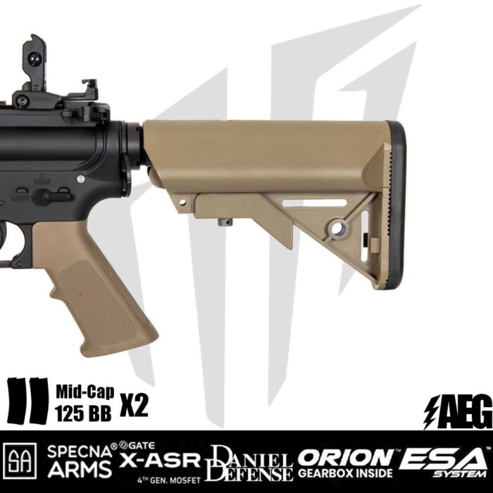 Specna Arms Daniel Defence® MK18 SA-E19 EDGE™ Airsoft Tüfeği - Yarım Tan