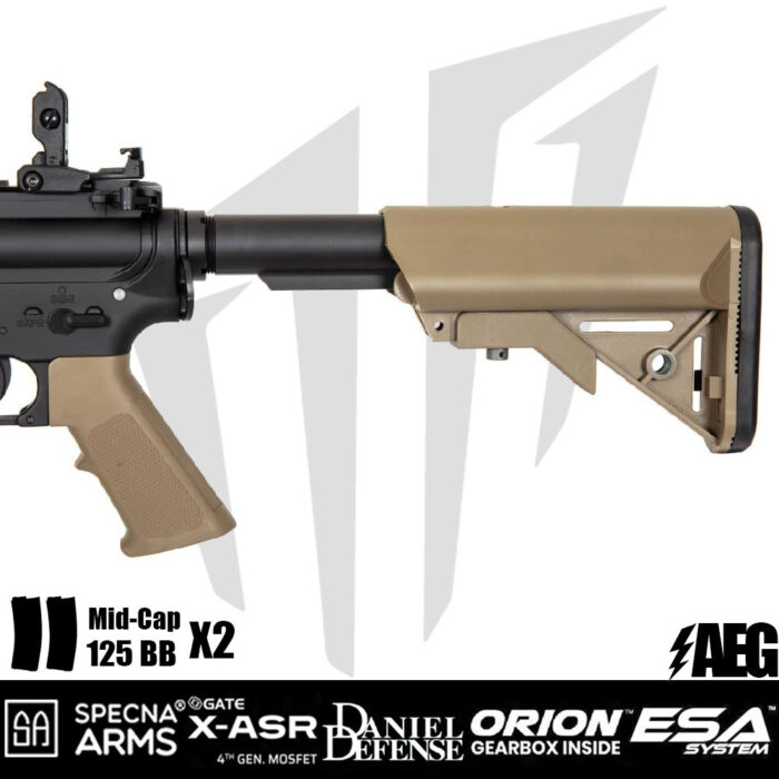 Specna Arms Daniel Defence® MK18 SA-E19 EDGE™ Airsoft Tüfeği - Yarım Tan