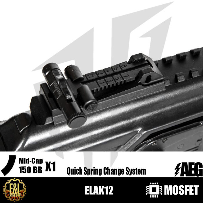 E&L ELAK12 Airsoft Tüfeği - Siyah