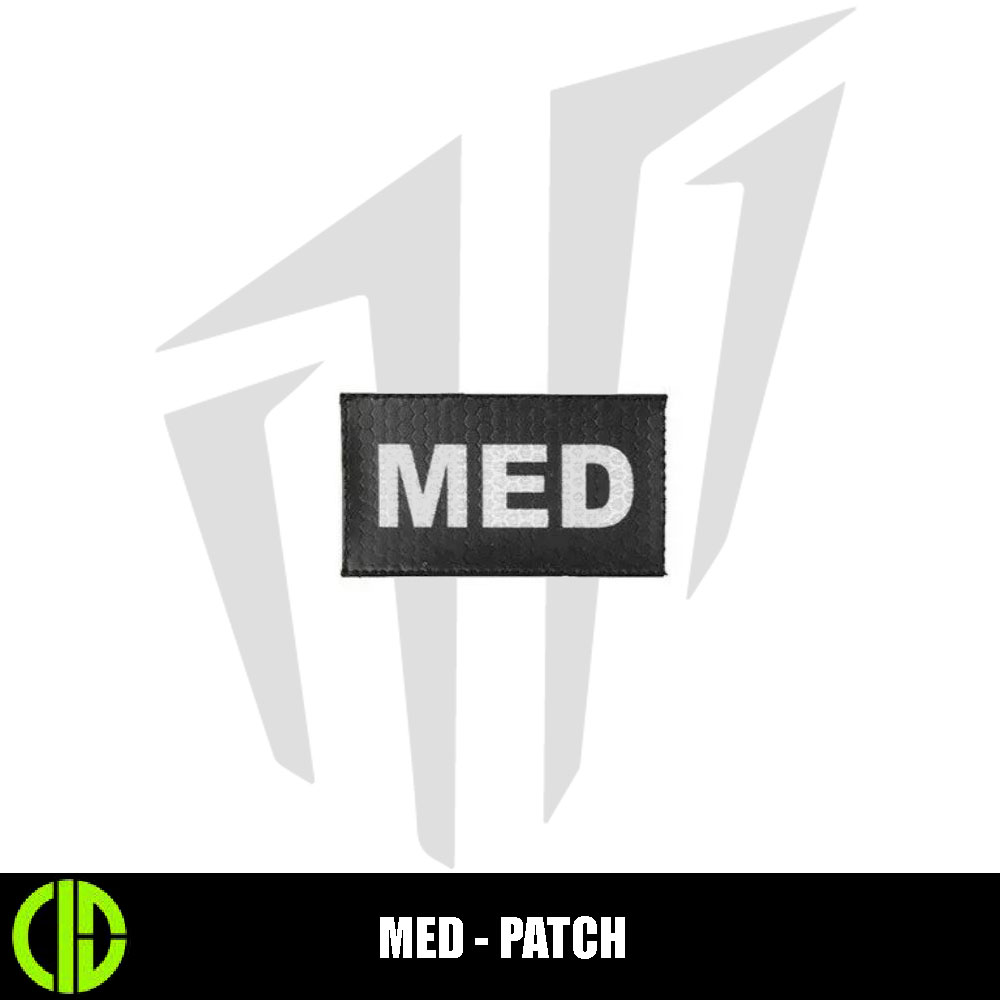 Combat-ID IR Patch - MED - Siyah