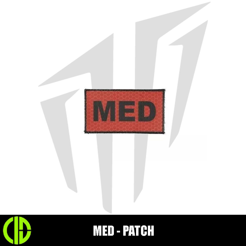 Combat-ID IR Patch – MED – Kırmızı