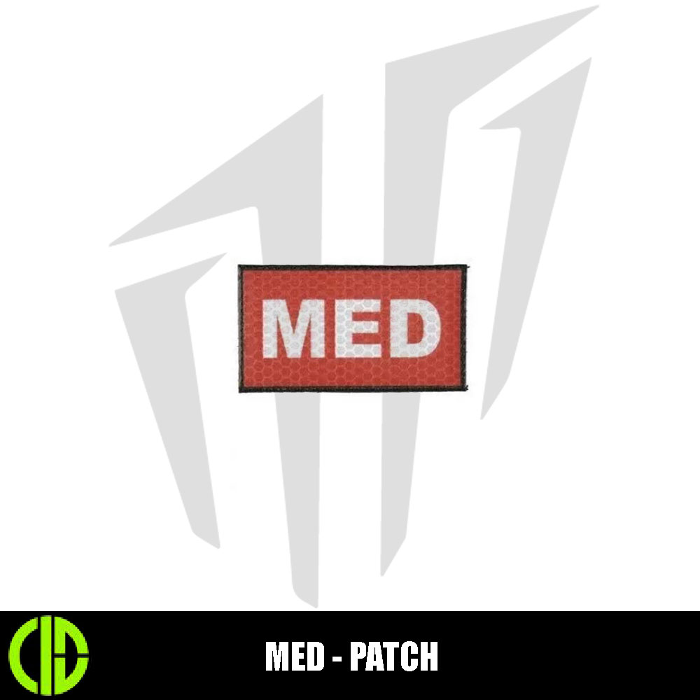 Combat-ID IR Patch – MED – Kırmızı/Beyaz