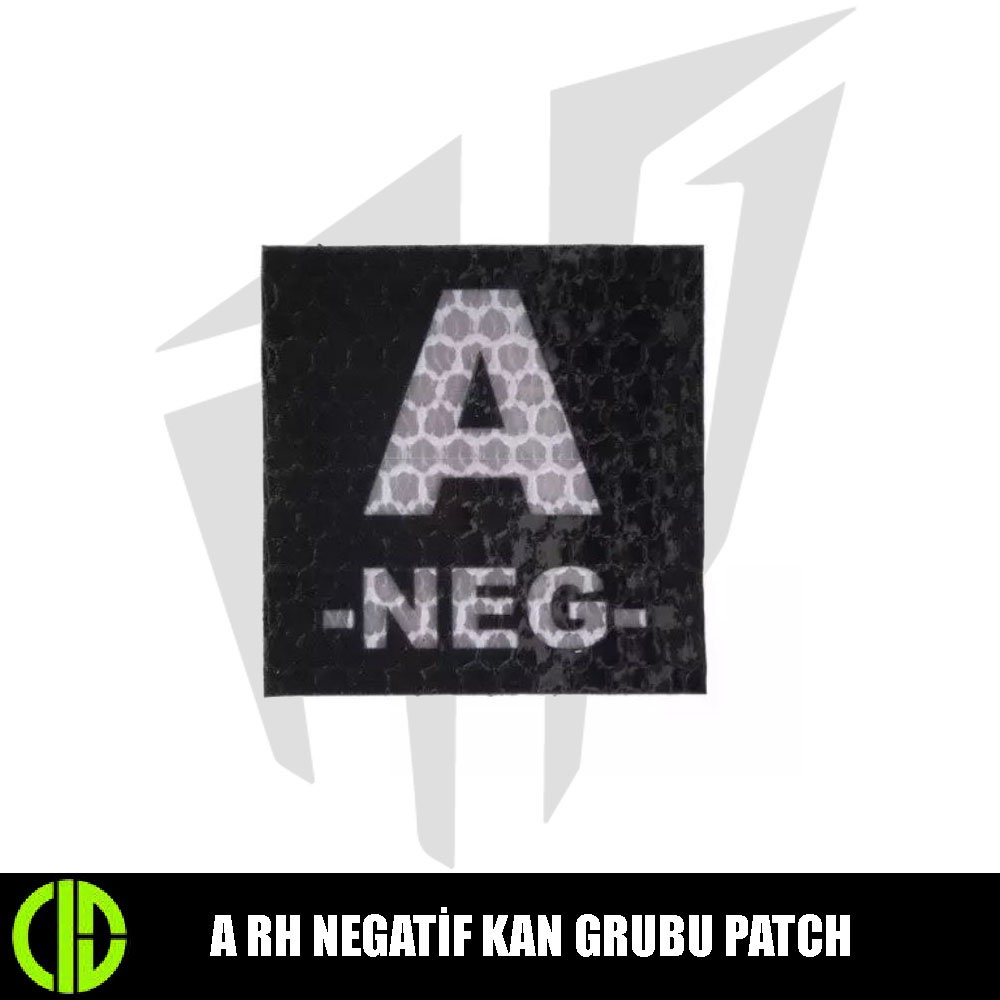 Combat-ID A Rh Negatif Kan Grubu IR Patch