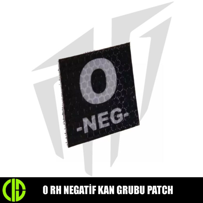 Combat-ID O Rh Negatif Kan Grubu IR Patch