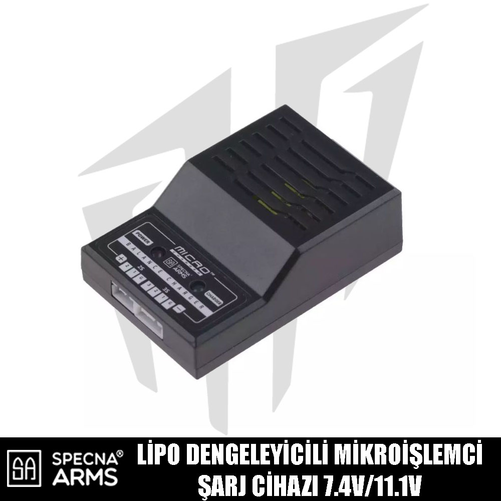 Specna Arms LiPo Dengeleyicili Mikroişlemci Şarj Cihazı 7.4V/11.1V