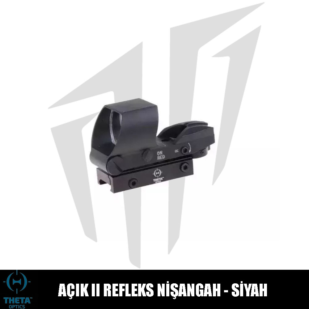 Theta Optics Açık II Refleks Nişangah – Siyah