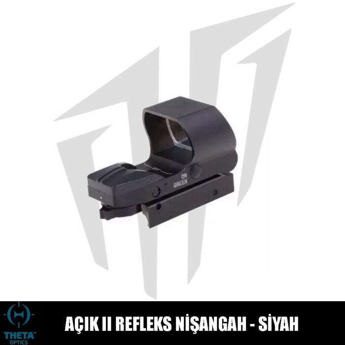 Theta Optics Açık II Refleks Nişangah – Siyah