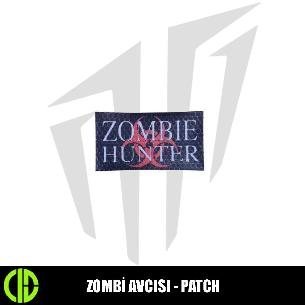 Combat-ID IR Patch – Zombi Avcısı – Siyah