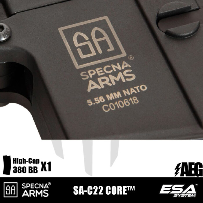 Specna Arms SA-C22 CORE™ Airsoft Tüfeği – Siyah
