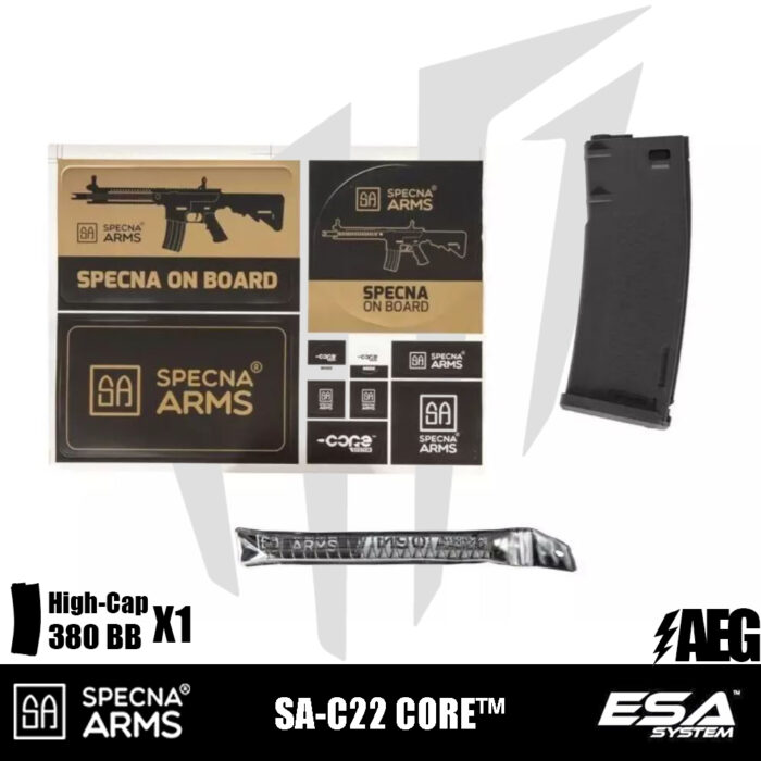 Specna Arms SA-C22 CORE™ Airsoft Tüfeği – Siyah