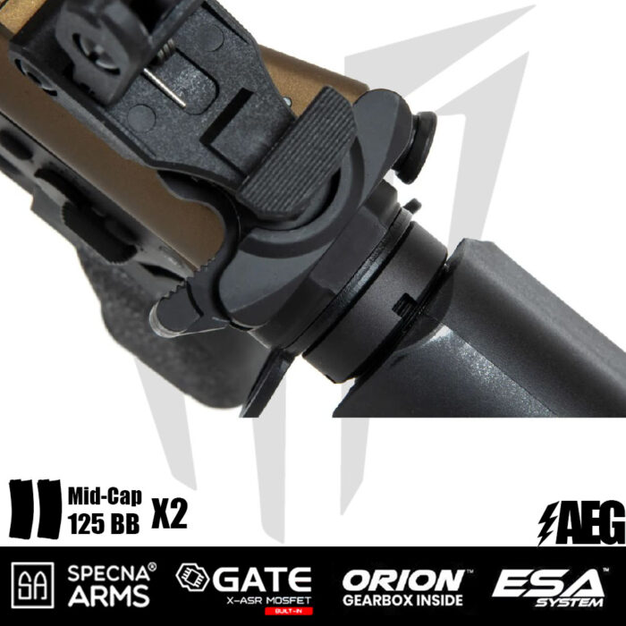 Specna Arms SA-E22 EDGE™ Airsoft Tüfeği – Tan/Siyah