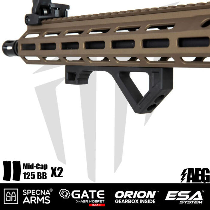 Specna Arms SA-E22 EDGE™ Airsoft Tüfeği – Tan/Siyah