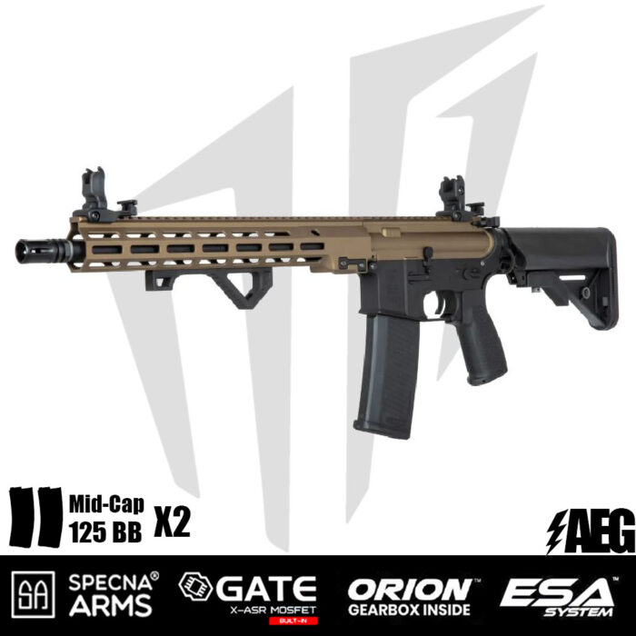 Specna Arms SA-E22 EDGE™ Airsoft Tüfeği – Tan/Siyah